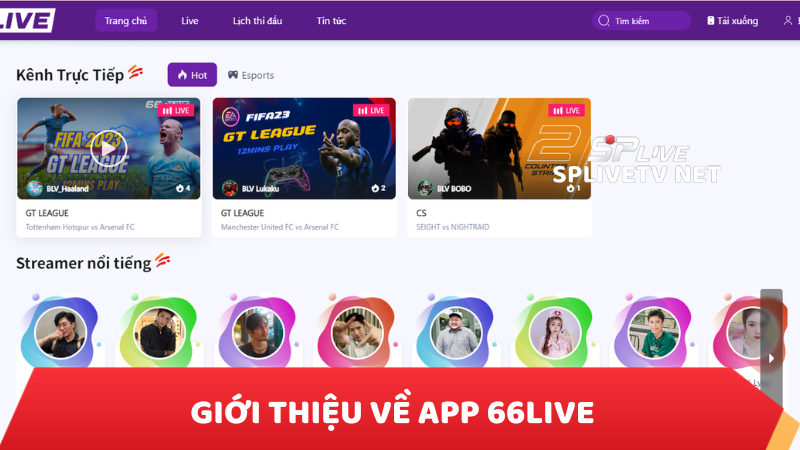 Giới thiệu về app 66live