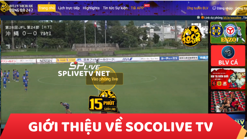 Giới thiệu về socolive tv